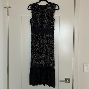 Adelyn Rae Georgette Polka Dot Dress